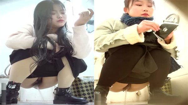 饭店女厕惊现偷拍魔手！极品情侣高清盗摄实录，美女如厕全程流出